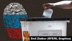 Графичка илустрација - Руско влијание и дезинформации