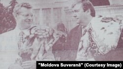 Petru Lucinschi și Mircea Snegur, 1996