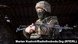Українські військові поблизу Богданівки, Донецька область, 26 вересня 2019 року