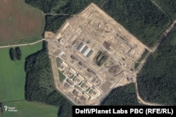 Західний, найбільший будівельний майданчик військового об'єкта поблизу села Павлівка 13 серпня 2025 року