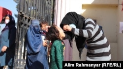 تصویر آرشیف: کمپاین تطبیق واکسین ضد پولیو در کابل 