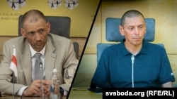 Былы палітвязень Сяргей Ціханоўскі і былы палітвязень Ігар Карней. Ілюстрацыйны каляж. 