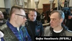 Predstavnici "Noćnih vukova" u Sabornom hramu Hrista Spasitelja