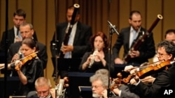 Израилдин камералык оркестри Германиянын Байрөйт шаарында немис композитору Рихард Вагнердин чыгармаcын аткарды. 26.7.2011.