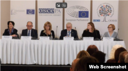 Briefing al misiunii internaționale de observare a alegerilor organizat de OSCE/ODIHR, OSCE PA, APCE și Parlamentul European.