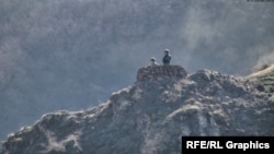 Ադրբեջանցի զինվորականներ Հայաստանի Սյունիքի մարզի սահմանին, արխիվ