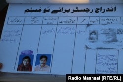 په دې رجسټر کې د نویو مسلمانو شویو کسانو معلومات موجود دي. دلته د روینې او د صفدر علي انځورونه لیدلای شئ.