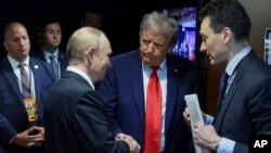 Трамп і Пуцін у Анкарыджы