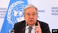 انتونیو گوتیرش، سرمنشی سازمان ملل متحد
