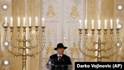 Viktor Orban u renoviranoj sinagogi u Subotici, Vojvodina