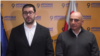 საბა ბუაძე (მარცხნივ) და მიხეილ კაკაურიძე