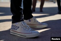 Senatoarea democrată Kamala Harris, candidată la funcția de vicepreședinte, octombrie 2020