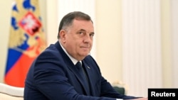 Milorad Dodik tokom sastanka sa ruskim predsjednikom Vladimirom Putinom u Kremlju, Moskva, 23. maj 2023.