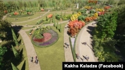 ფოტო იპოდრომის პარკის გეგმიდან, რომელიც მერიამ მოქალაქეებს თავდაპირველად წარუდგინა.