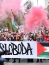 Hiljade ljudi u Sarajevu na skupu podrške Palestincima 