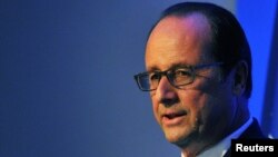 Франция президенті Франсуа Олланд. 5 қыркүйек 2014 жыл.  