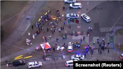 Pamje nga lart e incidentit me të shtëna na Australi.