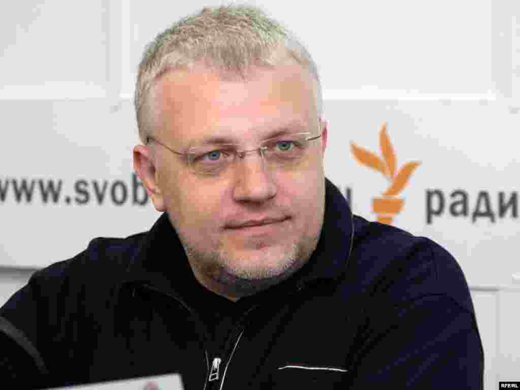 Павел Шеремет&nbsp;в студии "Свободы", 2009