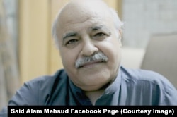 سید عالم مسید د پښتونخوا ولسي تحریک مشر او د پي ټي اېم له مخکښه فعالانو یو دی چې اوس له هېواده بهر اوسي - پخوانی انځور.