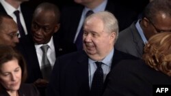 Посол России Сергей Кисляк прибыл на выступление Дональда Трампа 28 февраля перед Сенатом и Палатой представителей