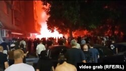 Ciocniri la Novi Sad, pe 13 august 2025.