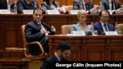  Ludovic Orban, la dezbaterea moțiunii de cenzură care a dus la căderea guvernului pe care îl conduce