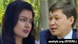Элнура Алканова жана Сапар Исаков.