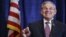 Senator Robert Menendez speaks in Newark, New Jersey, on April 1