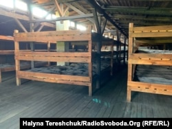 Барак, у якому жив отець Ковч, табір смерті Майданек