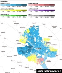 Cum s-a votat duminică, 7 decembrie 2025, la alegerile pentru Primăria București, pe secții de votare. Analiză făcută de Hotnews.ro.
