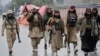 Taliban fighters patrol in a remote region of eastern Afghanistan. (file photo)
