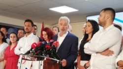 Lider opozicione koalicije Za budućnost Crne Gore Zdravko Krivokapić 30 augusta 2020.