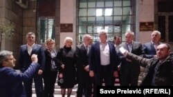 Poslanici opozicionog Demokratskog fronta (DF)