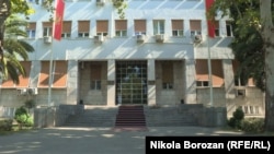 Zgrada crnogorskog parlamenta u Podgorici.