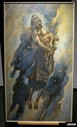 Перша картина про геноцид українців «Рік 1933» художника Віктора Цимбала, написана у 1936 році