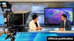 Роза Отунбаева жана Кубат Оторбаев