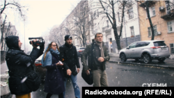 Бізнесмен Леонід Крючков неохоче спілкувався з журналістами «Схем»