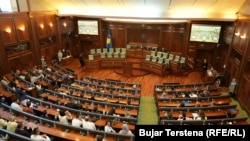 Kuvendi i Kosovës gjatë një seance konstituive. 25 korrik, 2025.