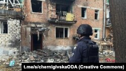 Украинанын Чернигов облусуна болгон чабуулдун кесепети, 16-октябрь 2025-жыл. 