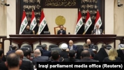 Members of the Iraqi parliament in Baghdad on January 5