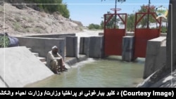 تصویر آرشیف: یکی از پروژه های آبیاری در افغانستان 