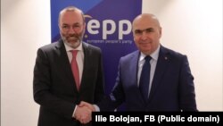 Președintele interimar, Ilie Bolojan, s-a întâlnit la Bruxelles cu președintele Partidului Popular European, Manfred Webber.
