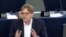 The video shows former Belgian Prime Minister Guy Verhofstadtster growing visibly heated as he accuses Hungarian Prime Minister Viktor Orban of pursuing policies that seek to deliberately sabotage European values.