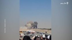 د هند یوه جنګي الوتکه دوبۍ کې د هوايي نندارتون پر مهال وغورځېده