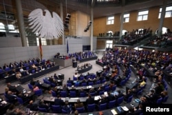 Засідання Бундестагу. Берлін, Німеччина. Березень 2025 року