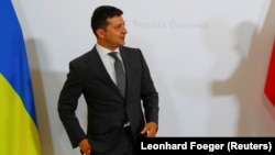 Президент України Володимир Зеленський у Відні, Австрія, 15 вересня 2020 року