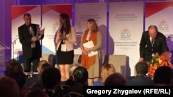 Нагородження європейською премією імені Павла Шеремета Миколи Семени, 28 листопада 2016 року