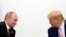 Fotografie de arhivă: președintele american, Donald Trump, și președintele rus, Vladimir Putin, la un summit G20 de la Osaka, Japonia, din 2019. 