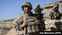 Արցախի Պաշտպանության բանակի զինծառայողները ռազմաճակատում, հոկտեմբեր, 2020թ.