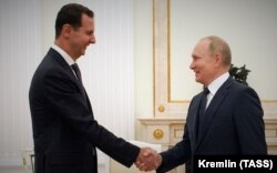 ბაშარ ალ-ასადი და ვლადიმირ პუტინი. 2021 წ.